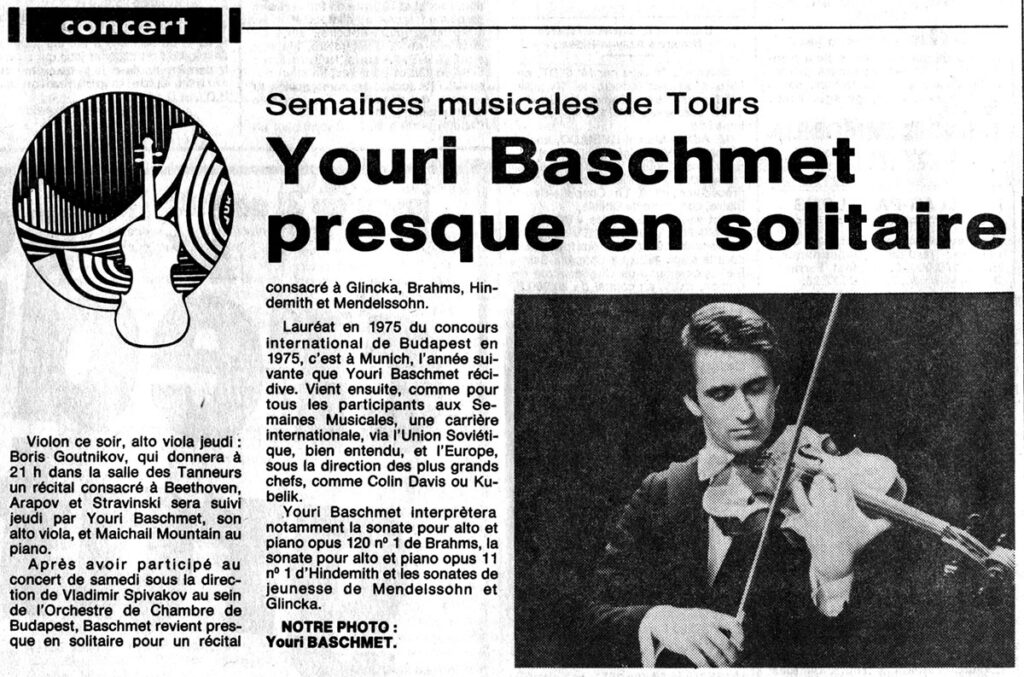 1981.07.21-NR.3ADa-1024x677 "Semaines Musicales de Tours" Youri Bachmet (23/07/81)