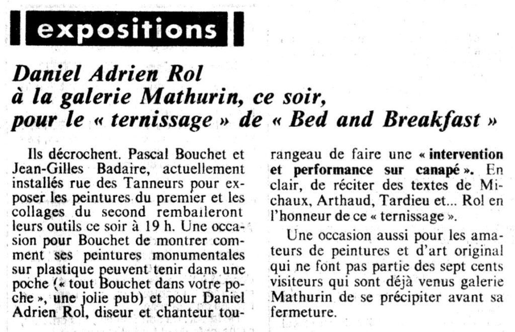 1981.09.29-NR.5ADb-1024x660 "Ternissage" Daniel Adrien Rol (29/09/81)