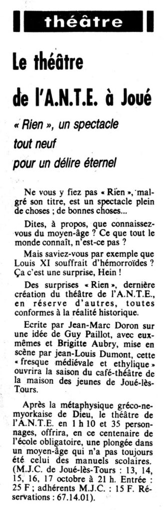 1981.10.10-NR.4ADd-329x1024 Théâtre de l’A.N.T.E. (13 au 17/10/81)