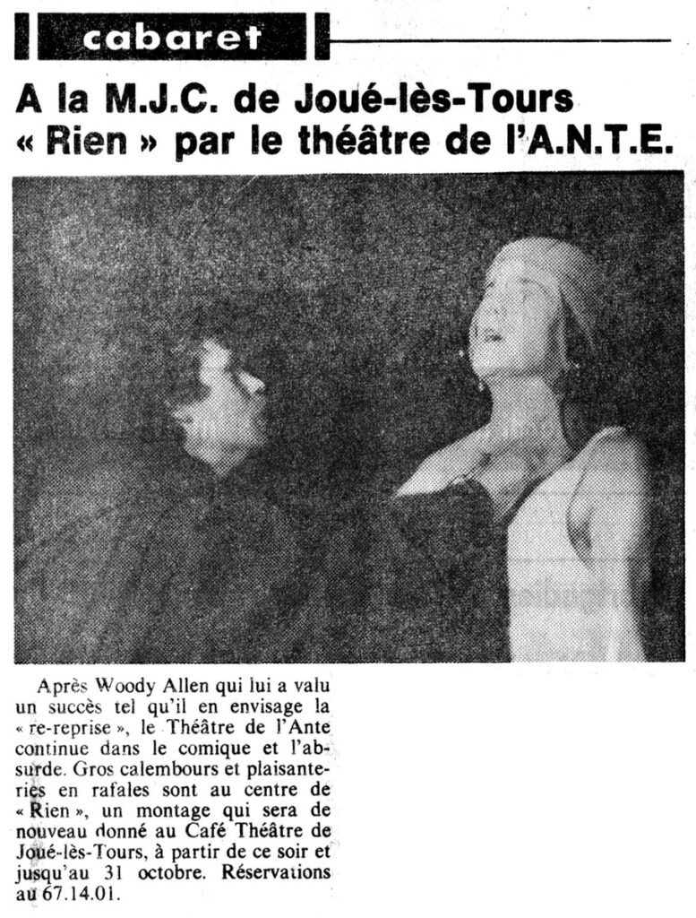 1981.10.27-NR.4ADB-777x1024 Théâtre de l’Ante (27 au 31/10/81)