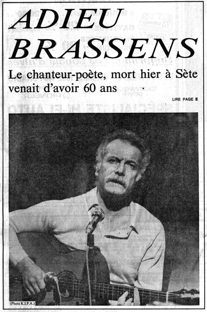 1981.10.30-NR.1AD-680x1024 Adieu Brassens