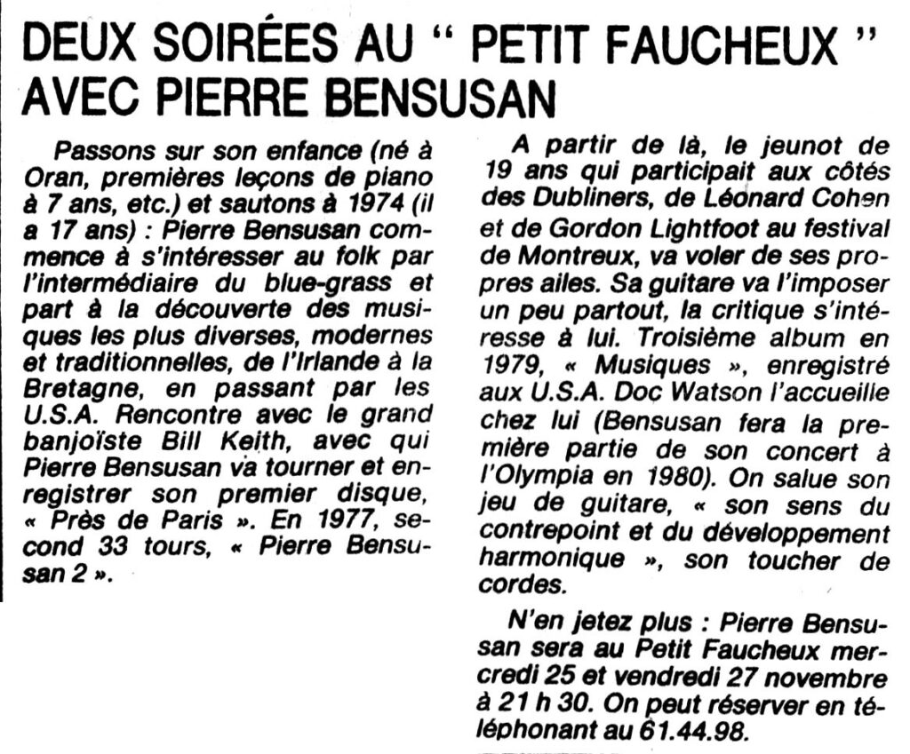 1981.11.23-NR.4ADa-1024x849 Pierre Bensusan (25 et 27/11/81)