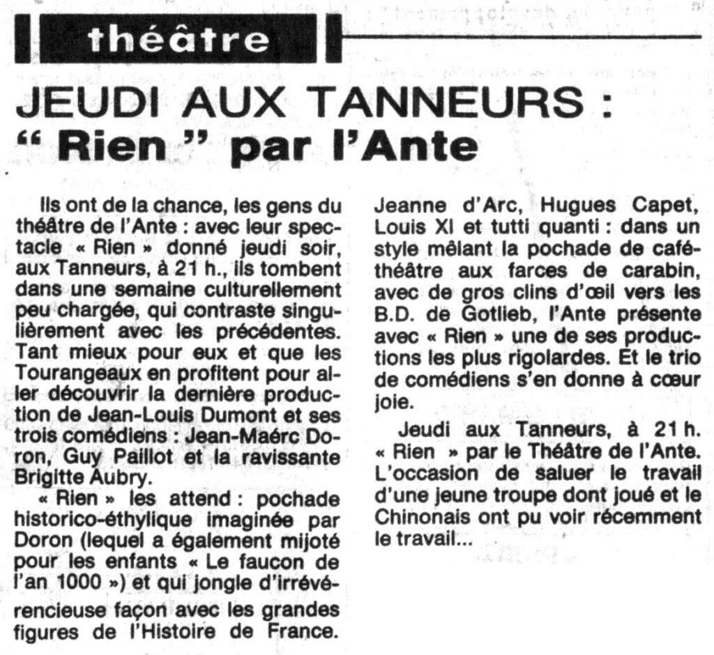 1981.12.15-NR.5ADa-1024x940 Théâtre de l’Ante (17/12/81)