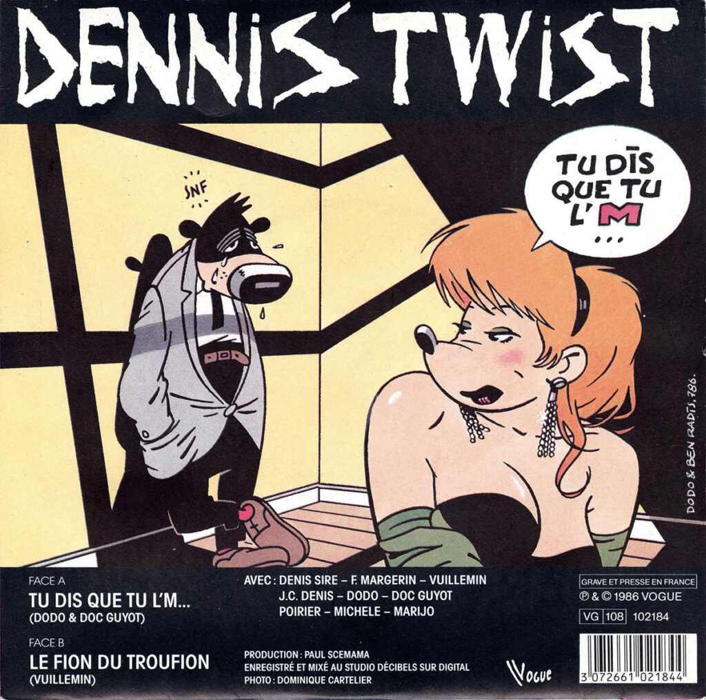1986-Dennis-Twist-EP-Tu-dis-DI02-1024x1016 Dennis'Twist "Tu dis que tu l'M…"
