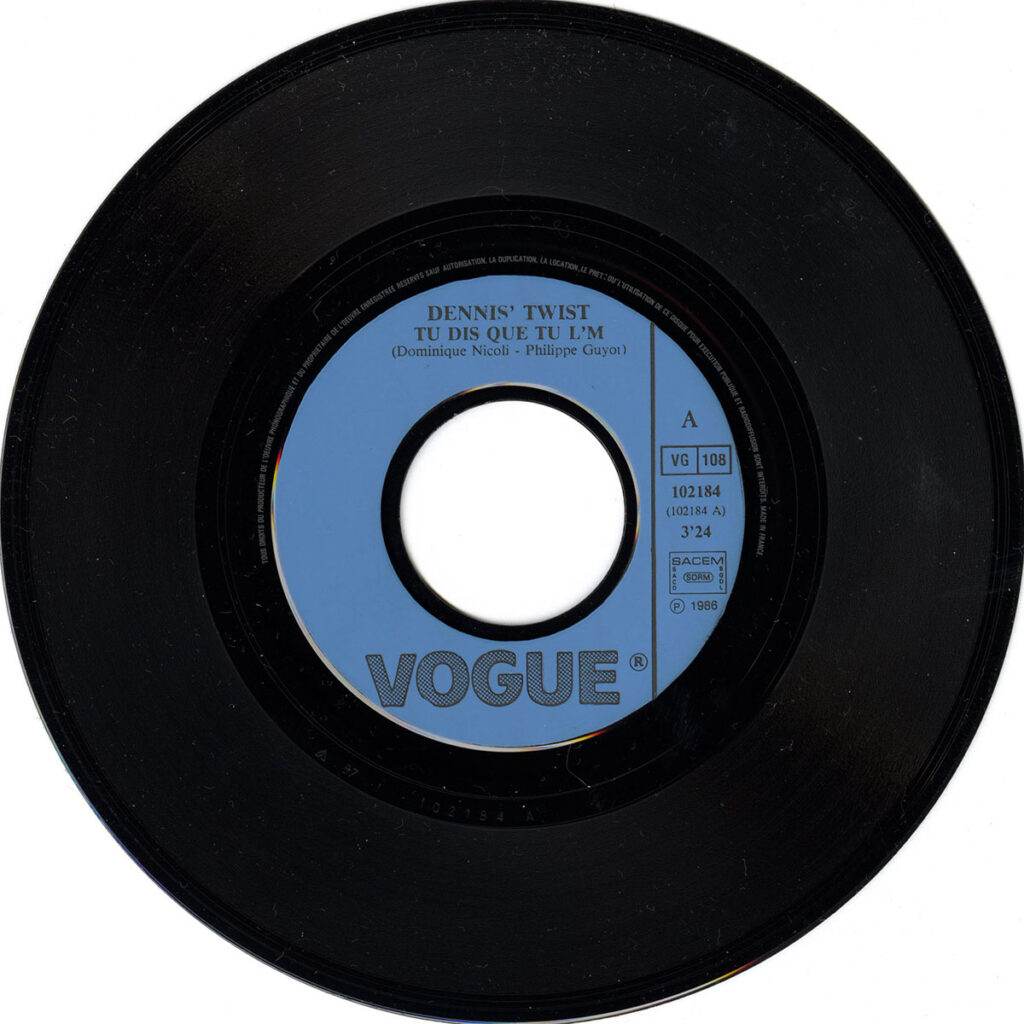 1986-Dennis-Twist-EP-Tu-dis-DI04-1024x1024 Dennis'Twist "Tu dis que tu l'M…"