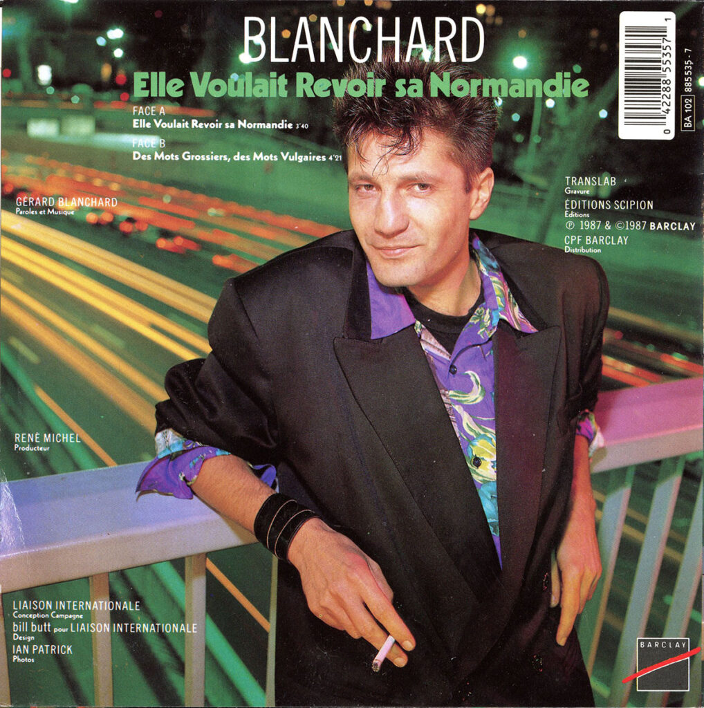 1987-Blanchard-EP-Elle-DI02-1018x1024 Gérard Blanchard "Elle voulait revoir sa Normandie"