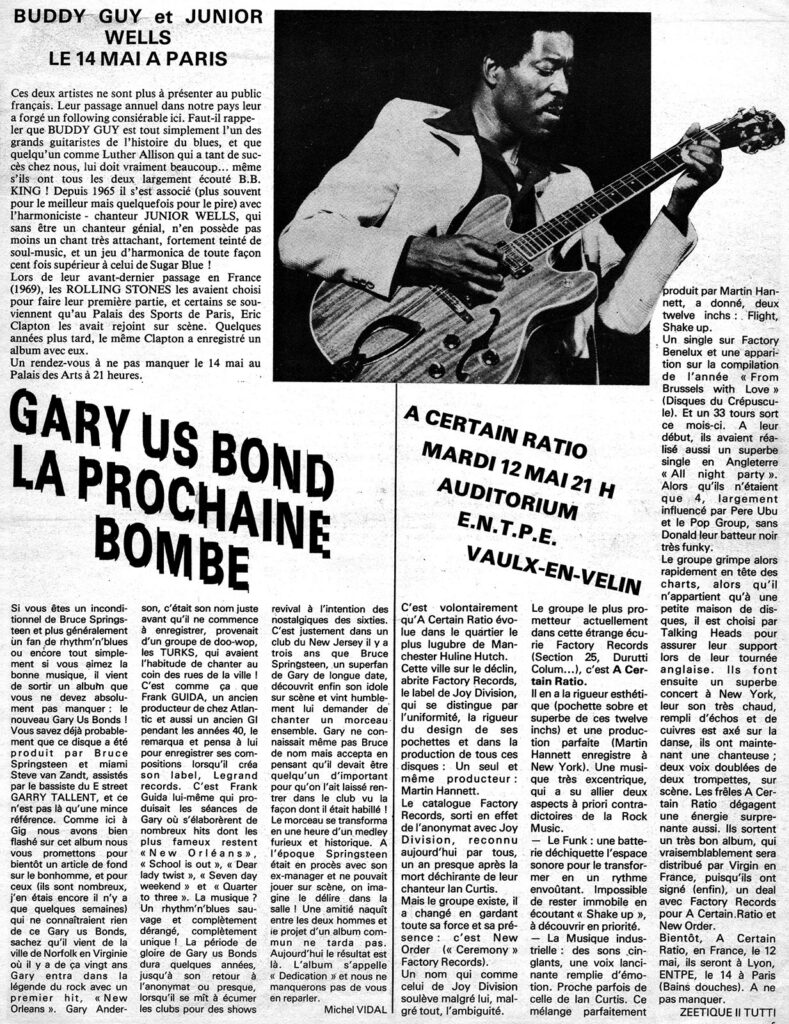 Presse-Gig-n05-1981.05.08-Euthanasie-05-789x1024 Buddy Guy, Junior Wells (14/05/81)
