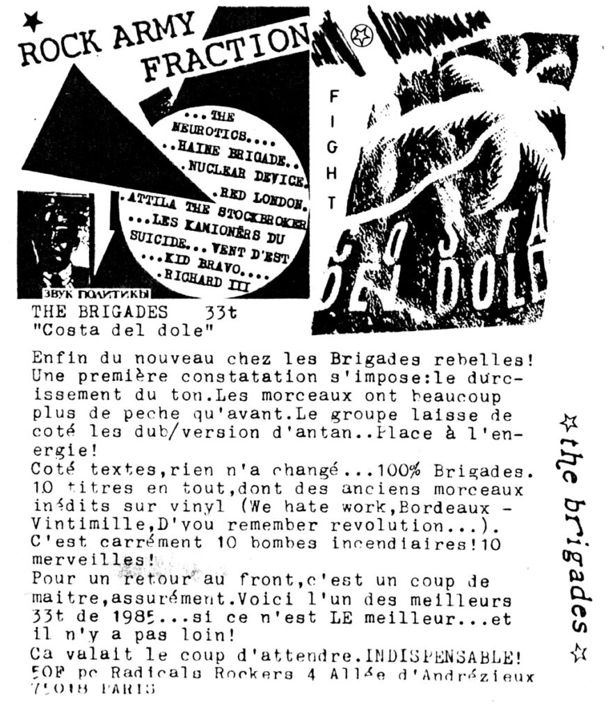 Presse-LeDekapsuleur-n07-Decembre1985-28-881x1024 The Brigades "Costa Del Dole"