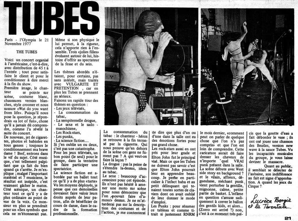 Presse-Rocknroll-Musique-n10-1978.01-Euthanasie-21a-1024x761 The Tubes (21/11/77)