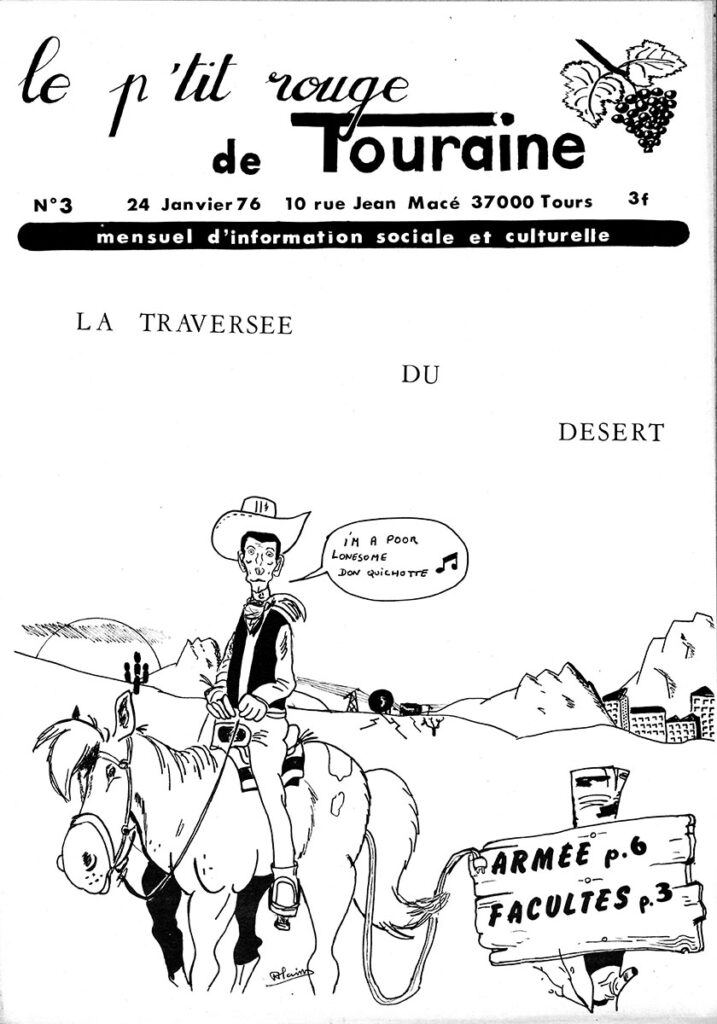 1976.01.24-Ptit-Rouge-de-Touraine-3-Alain-GaschetPRE001-717x1024 Le P’tit Rouge de Touraine n°3 (24/01/76)