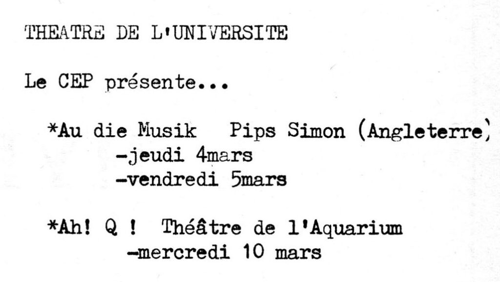 1976.03.01-Ptit-Rouge-de-Touraine-4-Alain-GaschetPRE007b-1024x578 Théâtre de l’Aquarium (10/03/76)