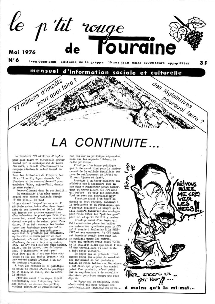 1976.05-Ptit-Rouge-de-Touraine-6-Alain-GaschetPRE001-724x1024 Le P’tit Rouge de Touraine n°6 (05/76)