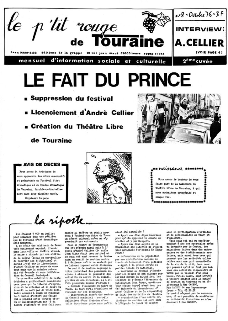 1976.10-Ptit-Rouge-de-Touraine-8-Alain-GaschetPRE001-727x1024 Le P’tit Rouge de Touraine n°8 (10/76)