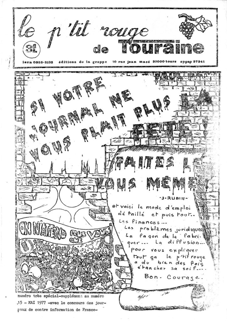 1977.05-Ptit-Rouge-de-Touraine-15-Sp-Alain-GaschetPRE001-725x1024 Le P’tit Rouge de Touraine n°15 (05/77)