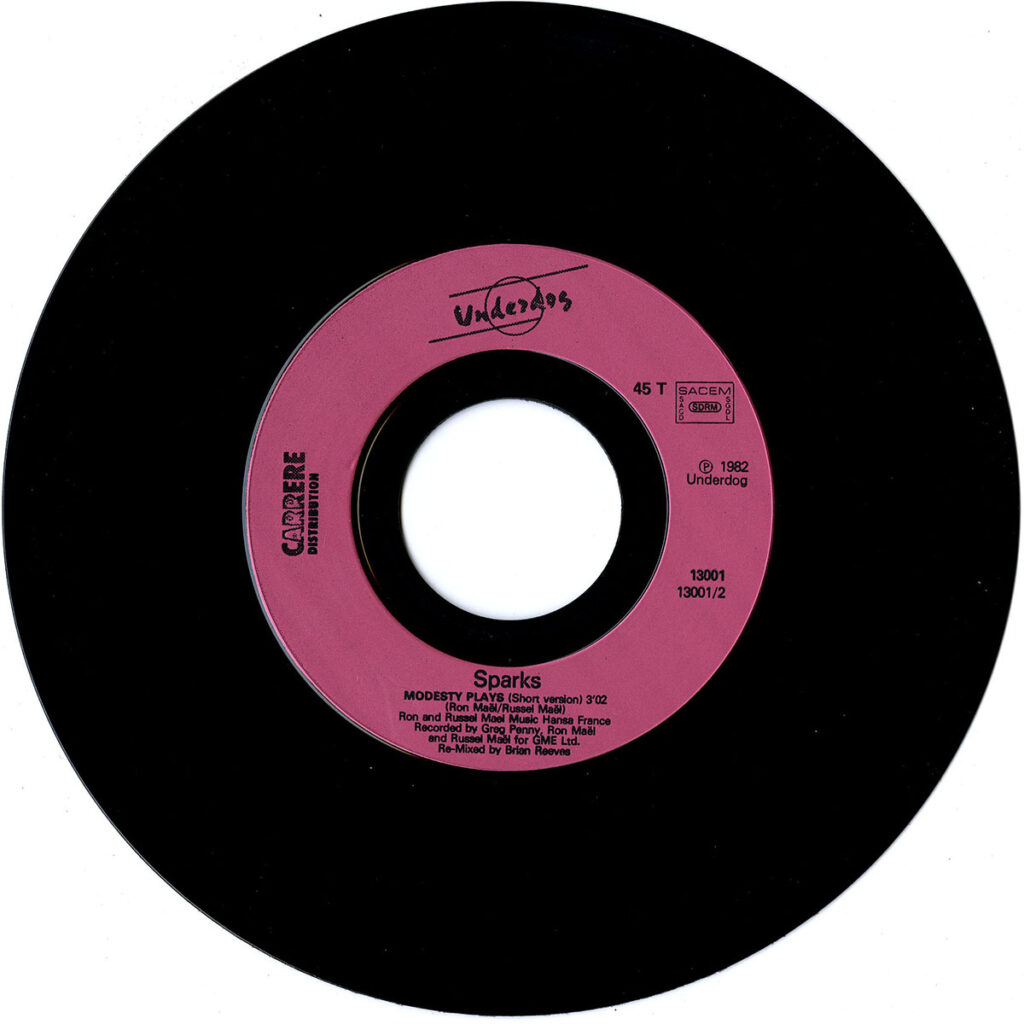 1982-Sparks-EP-Modesty-Bruno-Boussard-Bruno-BoussardDI04-1024x1024 Sparks "Modesty Plays"