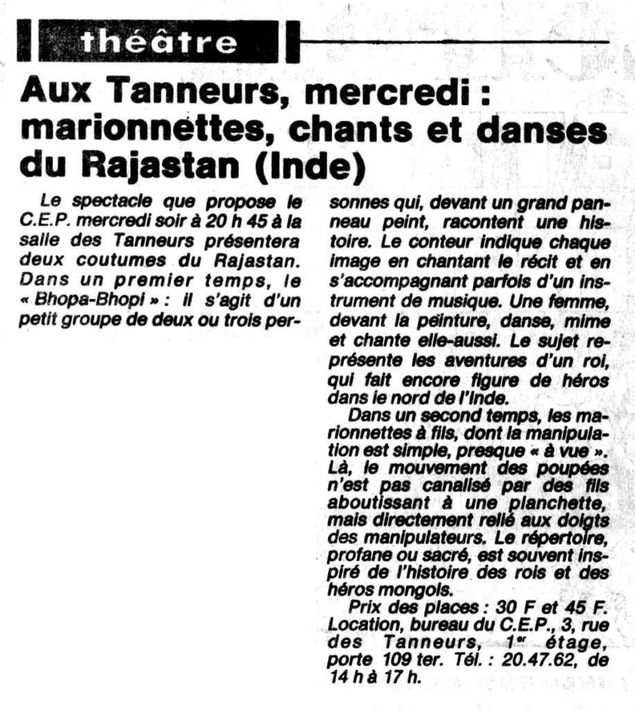 1982.03.20-NR.4ADa-916x1024 Troupe du Rajasthan (24/03/82)