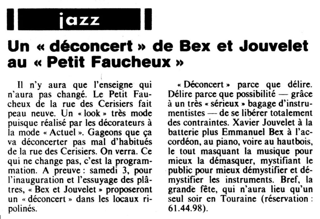 1982.04.01-NR.3ADc-1024x702 Emmanuel Bex et Xavier Jouvelet (03/04/82)