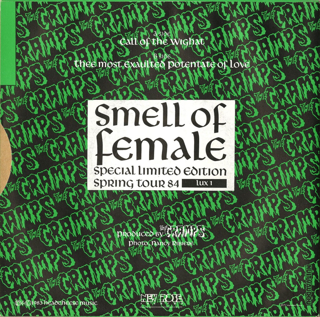 1983-Cramps-EP-Smell-of-Bruno-Boussard-Bruno-BoussardDI12-1024x1015 The Cramps "Smell of Female"
