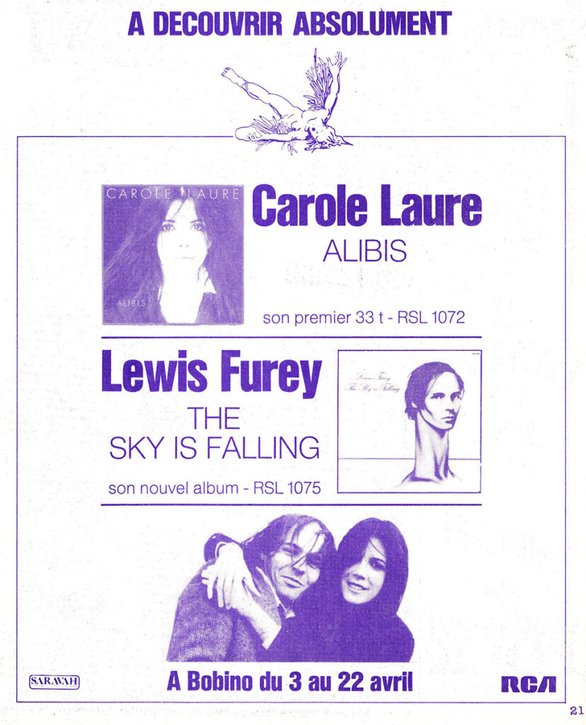 1979.03-Antirouille-35-Eric-SionneauPRE021a-828x1024 Carole Laure, Lewis Furey (03 au 22/04/79)