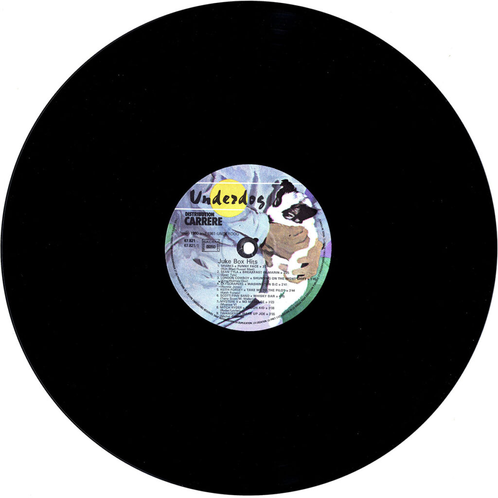 1981-Underdog-Juke-Box-Hits-Bruno-BoussardDI03-1024x1024 "Underdog Juke Box Hits"