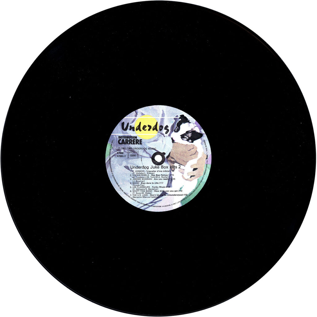 1982-Juke-box-hit-2-LP-Bruno-BoussardDI03-1024x1024 "Underdog Juke Box Hits Vol. 2"