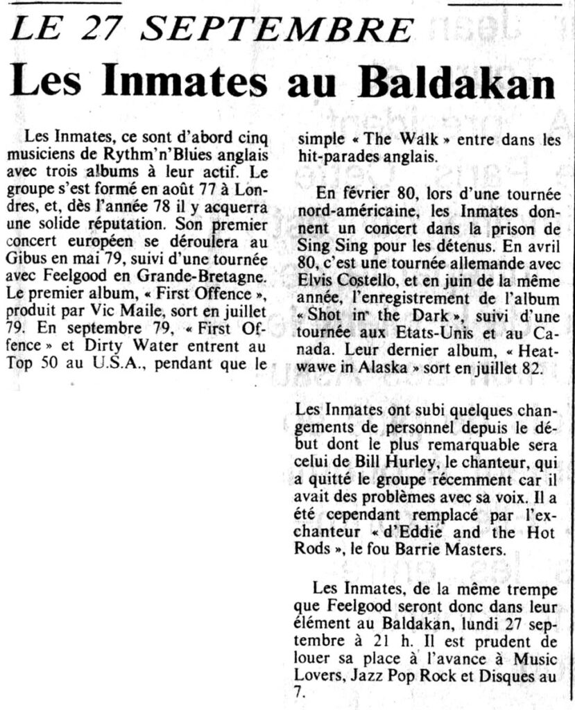 1982.09.24-NRCO.5ADa-829x1024 The Inmates (27/09/82)