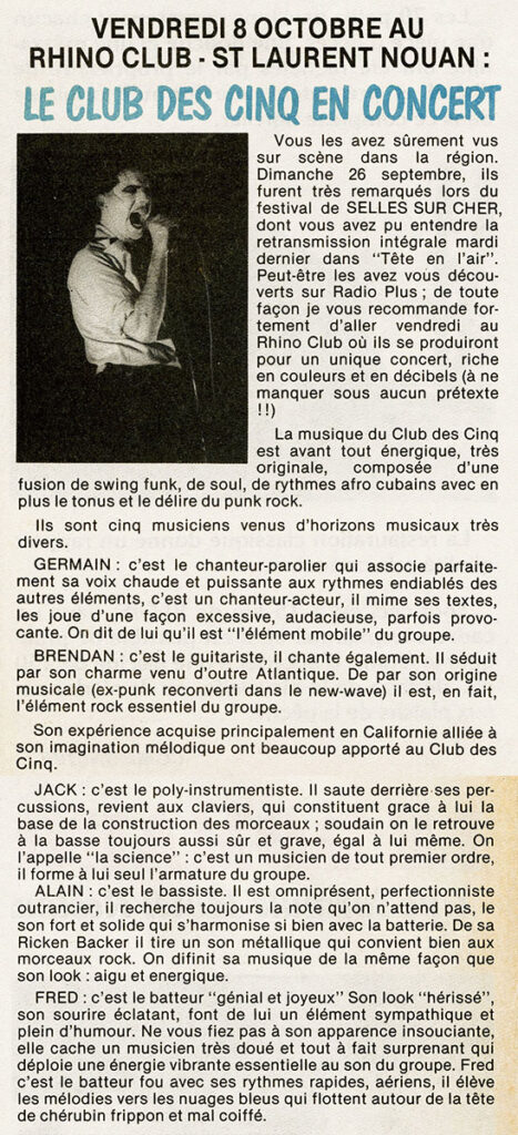 1982.10-Expressions.6Brendan021-467x1024 Le Club des Cinq (08/10/82)