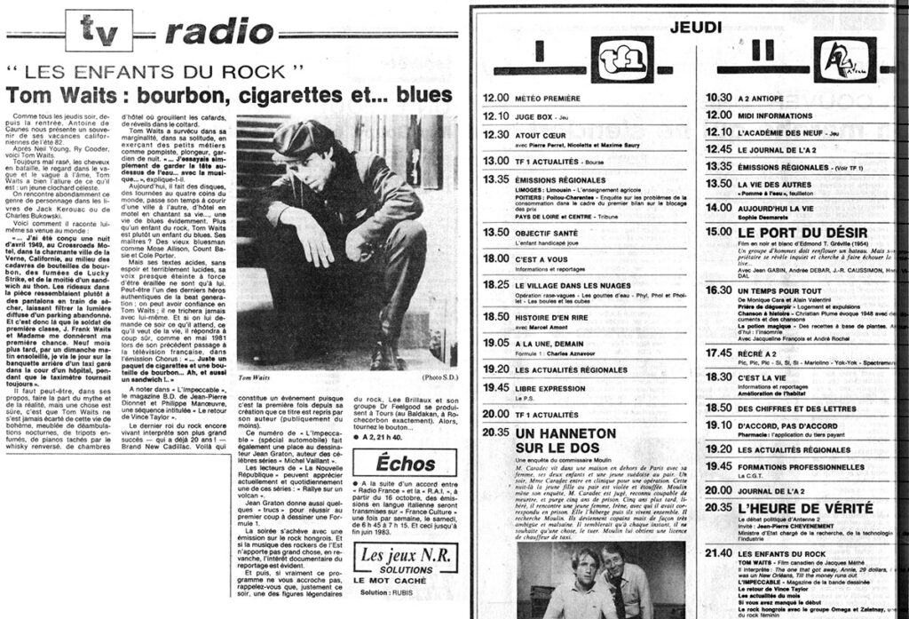 1982.10.14-NRCO.HAD_-1024x697 "Les Enfants du Rock" (14/10/82)