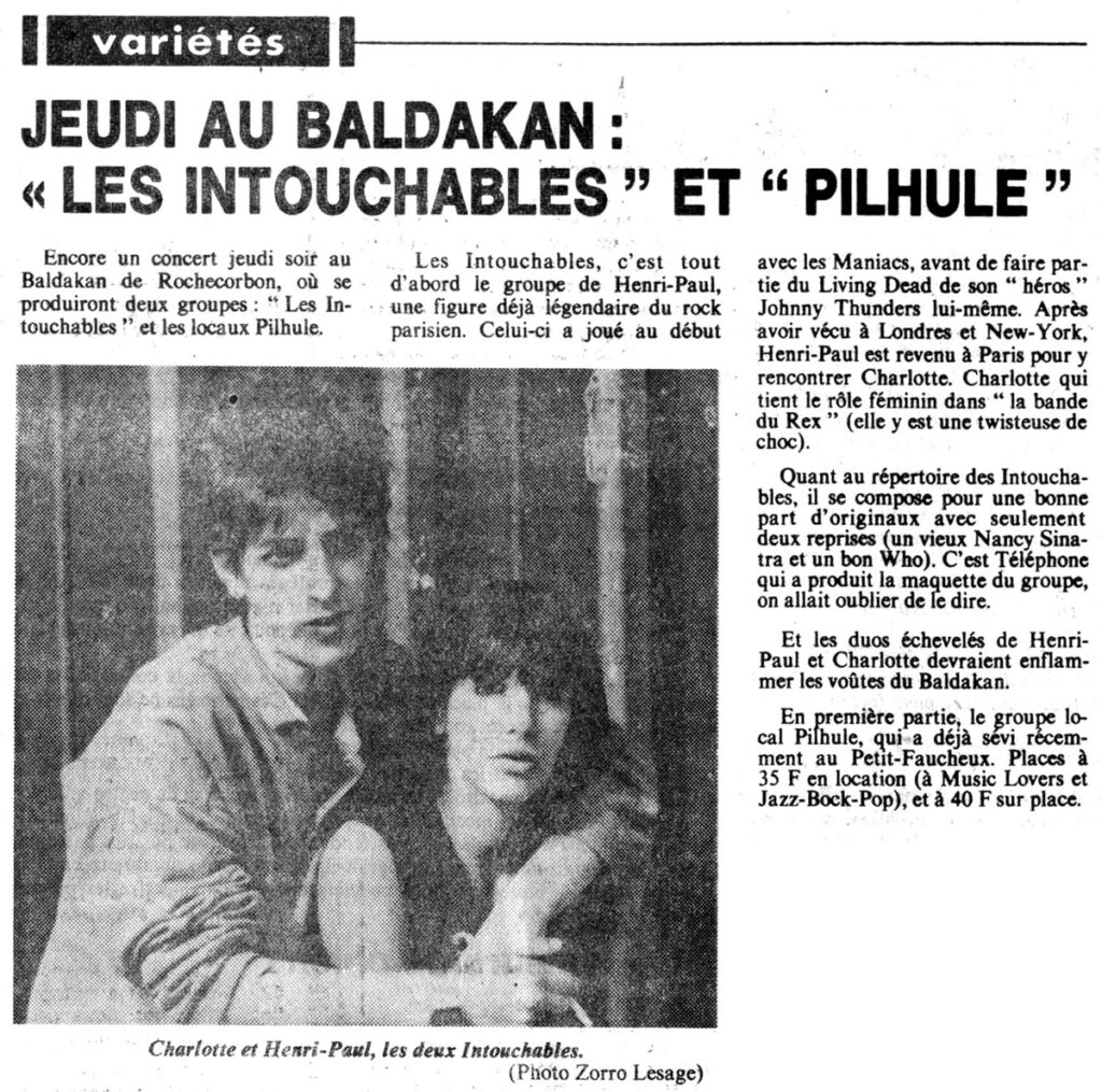 1982.11.17-NRCO.4ADa-1024x1015 Les Intouchables, Pihlule (18/11/82)