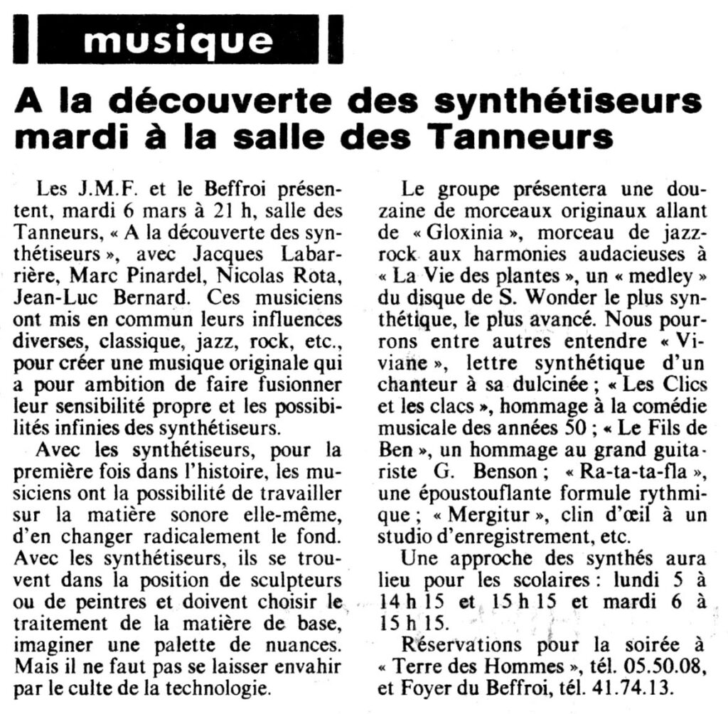1984.03.02-NRCO.4ADPREc-1024x1004 "A la découverte des synthétiseurs" (06/03/84)