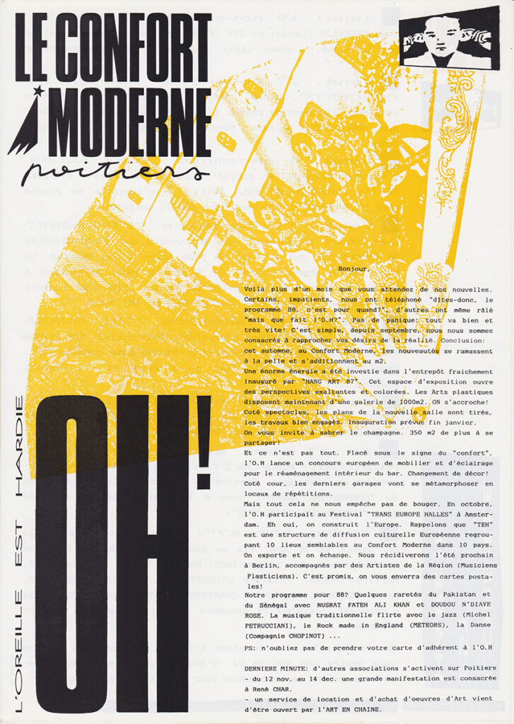 1987.11.19-Doc01r-Oreille-est-Hardie-727x1024 Programme : Confort Moderne