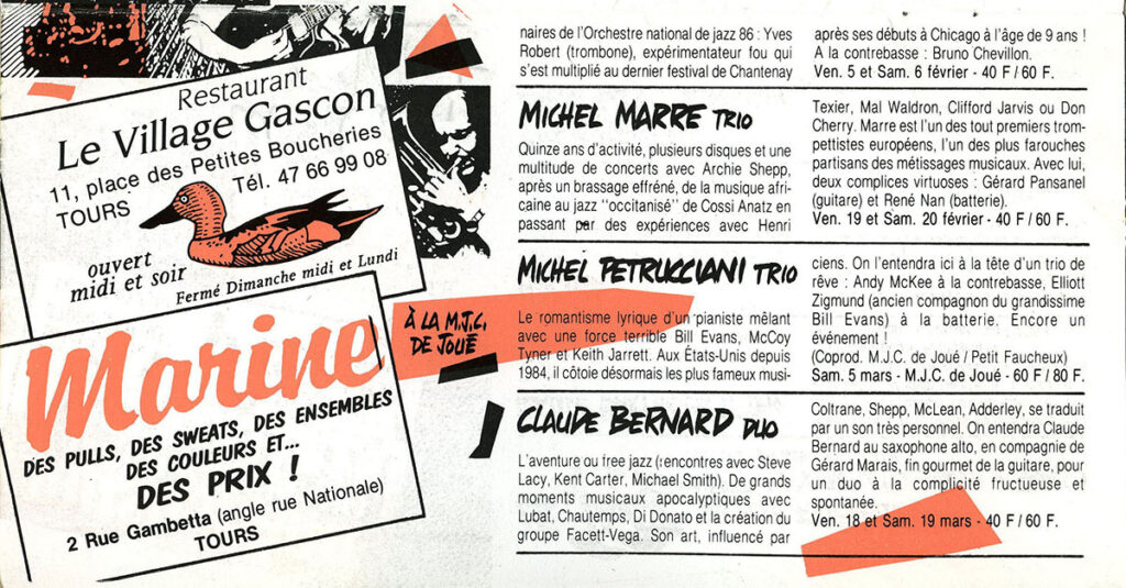 1988.01-Petit-Faucheux.11Petit-FaucheuxPR-1024x535 Michel Marre Trio (19 et 20/02/88)