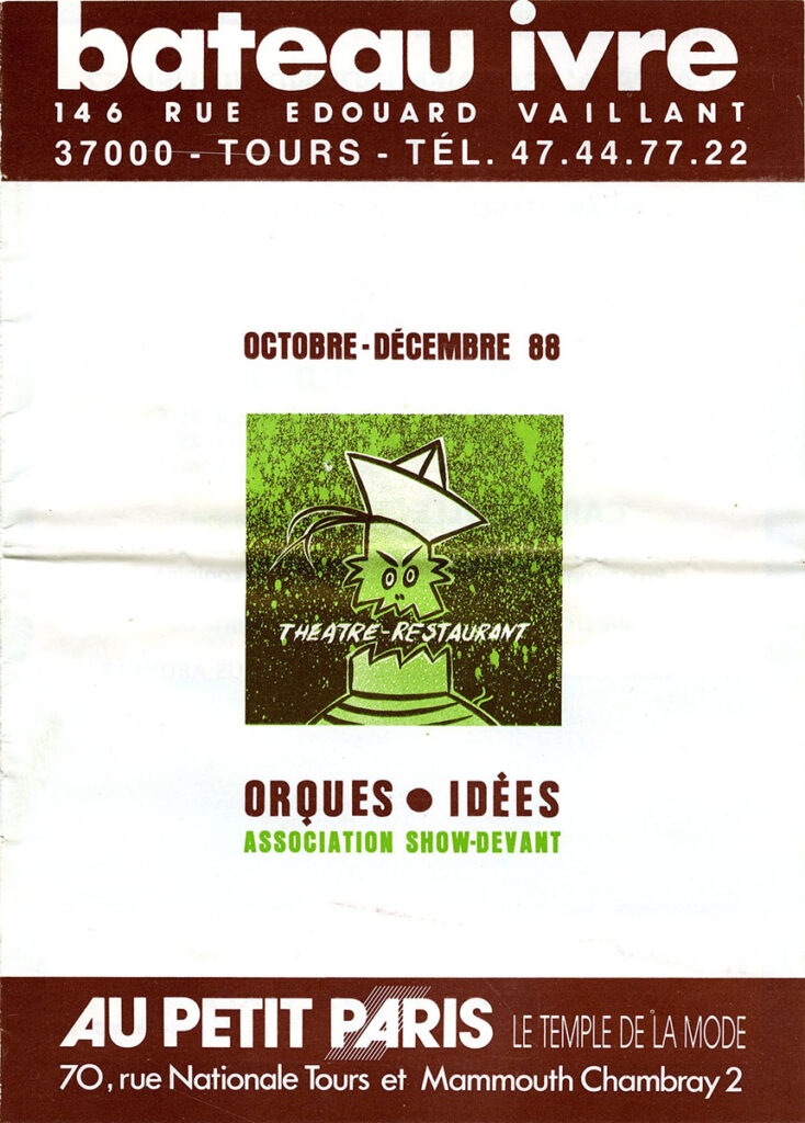 1988.10-Doc01-51-Z-4-734x1024 Compagnie Clin d’œil "Fabulatorie due" (02 et 03/11/88) annulé