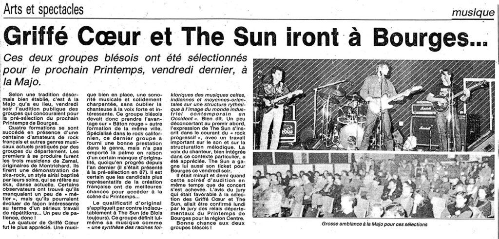 1988.10.27-NR-Sun-Brendan129-1024x491 Griffé Cœur, The Sun, Zamal, Bâton Rouge (21/10/88)