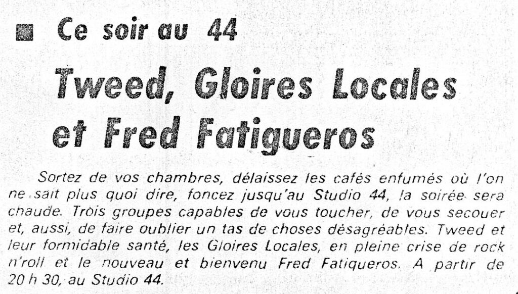 1981-Tweed-TweedPRE217-1024x582 Tweed, Gloires Locales, Fred Fatigueros (??/??/81)