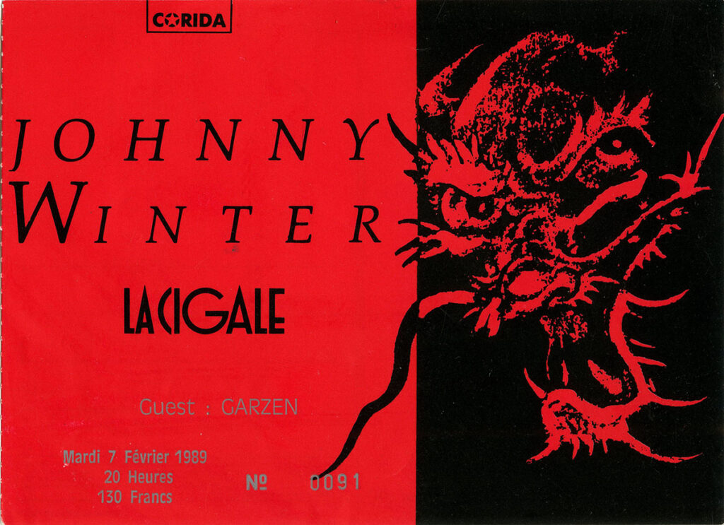 1989.02.07-Bruno-BoussardTIr-1024x743 Johnny Winter, Garzen (07/02/89)