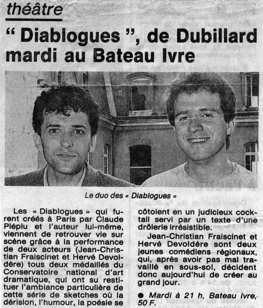 1989.06-Presse-NR01-51-Z-4-875x1024 "Diablogues" de Roland Dubillard (??/06/89?)
