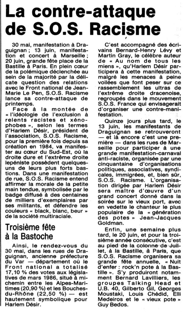 1987.05.27-NRCO.EADPREa-605x1024 "Nuit d’enfer : rock’n pote à la Bastille" (20/06/87)