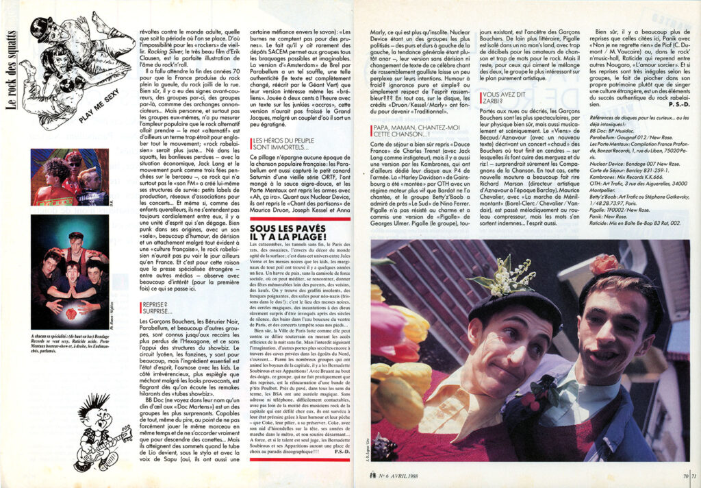 1988.04-Parole-et-Musique-6-Yves-LecarpentierPRE70-1024x712 Pillage : Le rock des squatts (04/88)