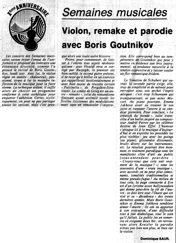 1984.07.18-NRCO.5ADa-740x1024 "Semaines musicales" Boris Goutnikov (16/07/84)