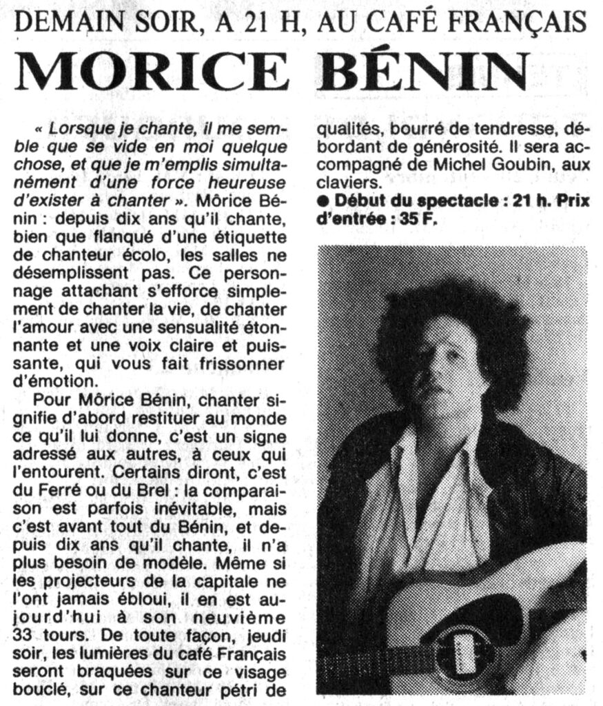 1984.09.19-NRCO.6ADPRE000734-875x1024 Morice Bénin (20/09/84)
