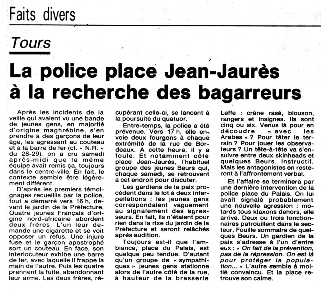 1987.11.30-NRCO.4ADPRE-1024x923 Incidents à Tours (29/11/87)