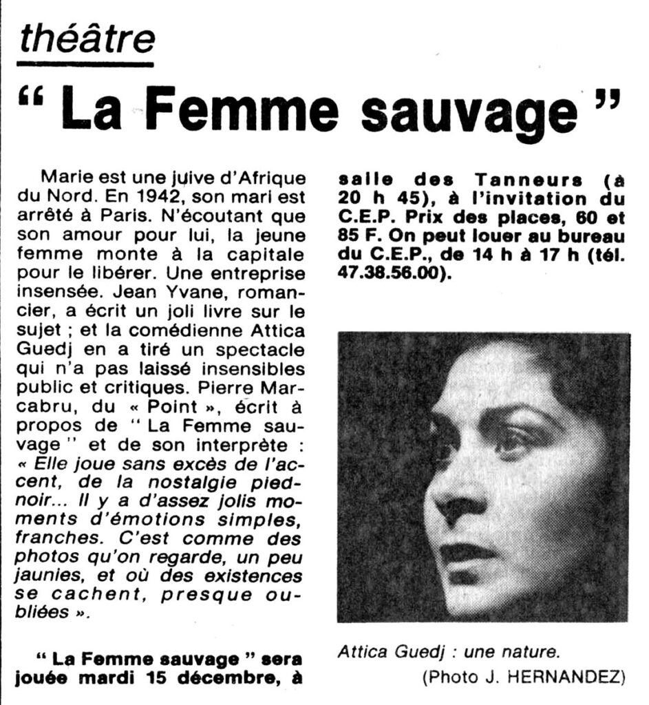 1987.12.12-NRCO.8ADPREb-943x1024 "La femme sauvage" (15/12/87)