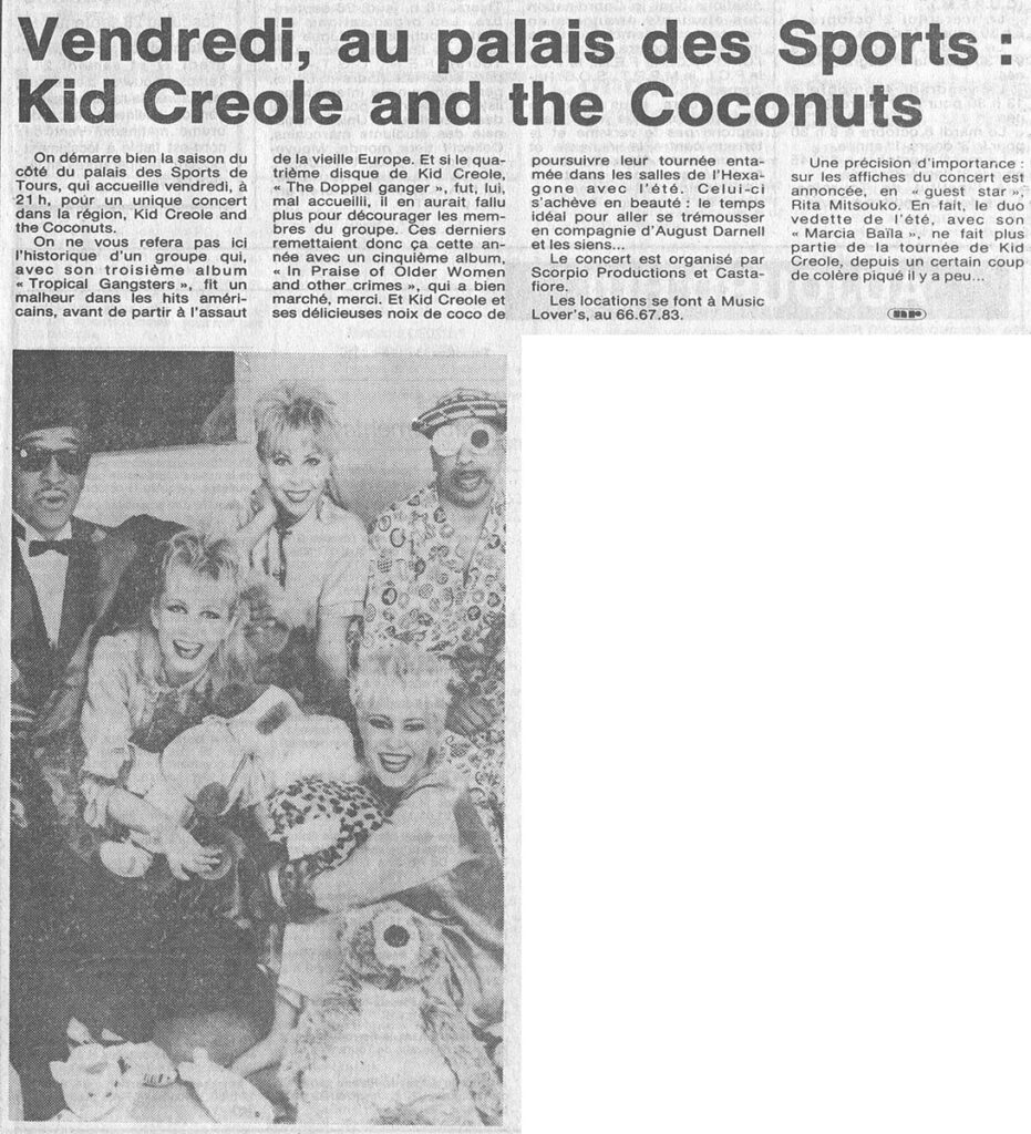 1985.09.24-NRCO.5ADPREa-931x1024 Kid Creole and the Coconuts, August Darnell (27/09/85)