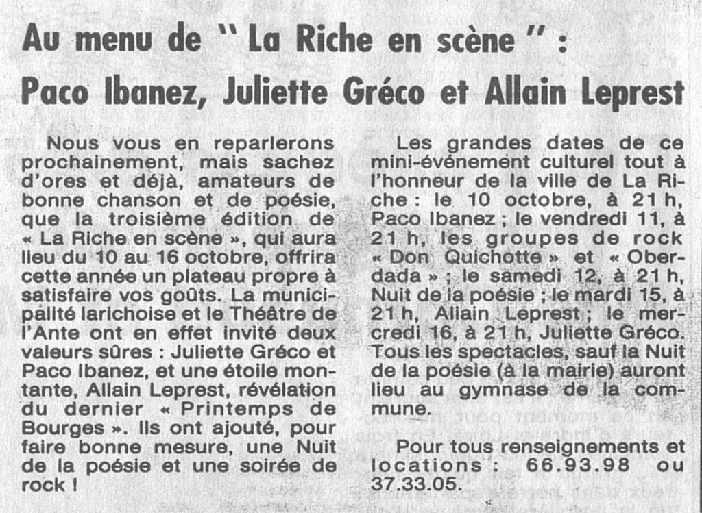 1985.10.04-NRCO.4ADPREc-1024x749 "La Riche en scène" Juliette Gréco (16/10/85)