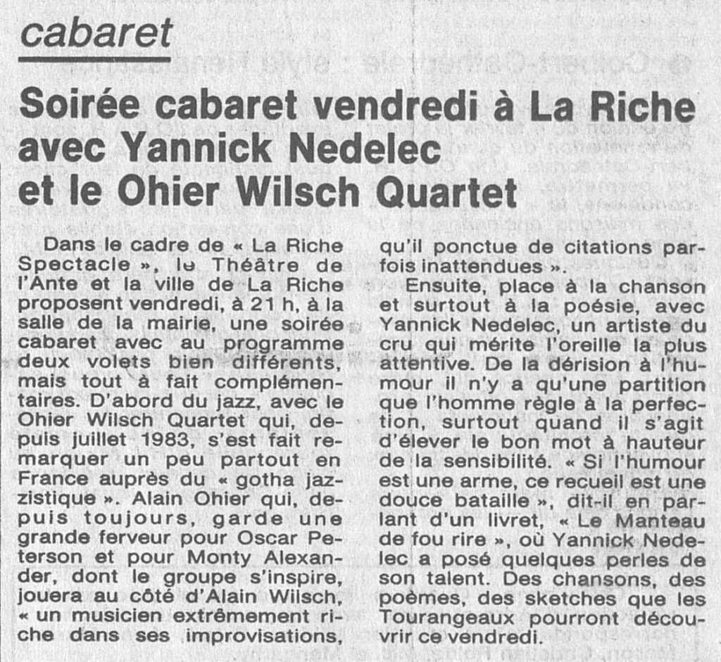 1986.02.18-NRCO.3ADPREb-1024x941 Yannick Nedelec, Ohier Wilsch Quartet (21/02/86)