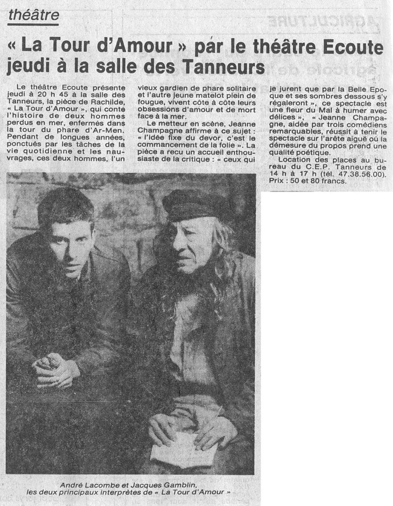 1986.04.22-NRCO.6ADPREa-796x1024 Théâtre Écoute "La Tour d’Amour" (24/04/86)