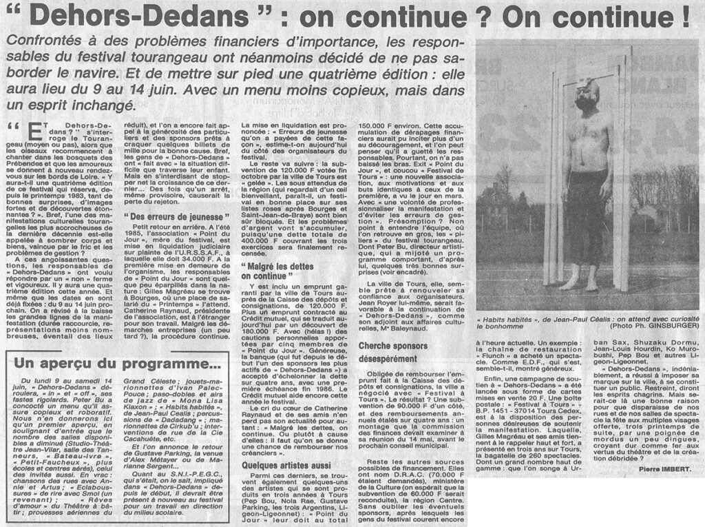 1986.05.16-NRCO.6ADPREc-1024x765 "Dehors Dedans" (09 au 14/06/86)