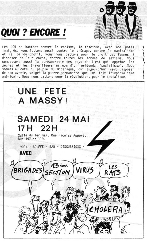 1986.05.24-Max-WellFL-626x1024 Brigades, 13ème Section, Virus, Les Rats, Choléra (24/05/86)