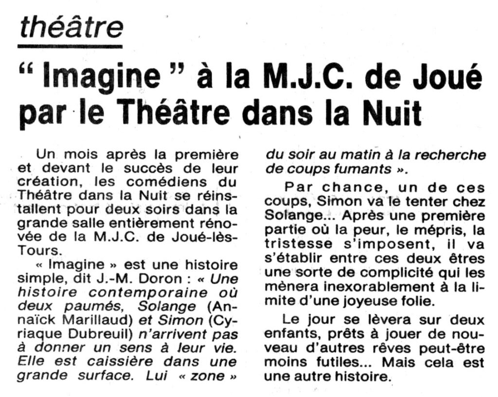 1988.01.12-NRCO.3ADPREb-1024x818 Théâtre dans la Nuit "Imagine" (12 et 13/01/88)